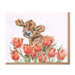 Wrendale Designs 'Bessie' Cow Greetings Card