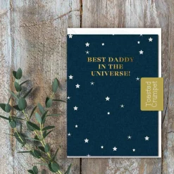 Toasted Crumpet Best Daddy in the Universe Greetings Card