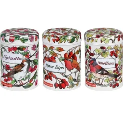 Emma Bridgewater Birds in the Hedgerow Set of 3 Round Caddies