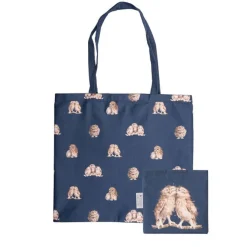 Wrendale Designs 'Birds of a Feather' Owl Foldable Shopping Bag