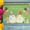 Jen Winnett Birthday Guinea Pigs Eco-Card