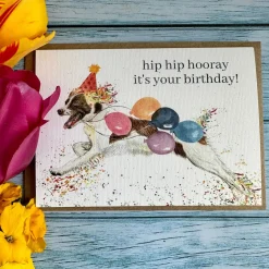 Jen Winnett Birthday Spaniel Eco-card