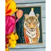 Jen Winnett Birthday Tiger Eco-card