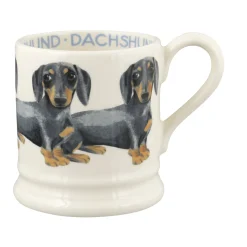 Emma Bridgewater Black and Tan Dachshund 1/2 Pint Mug