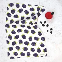 Corinne Alexander Blackberry Tea Towel by