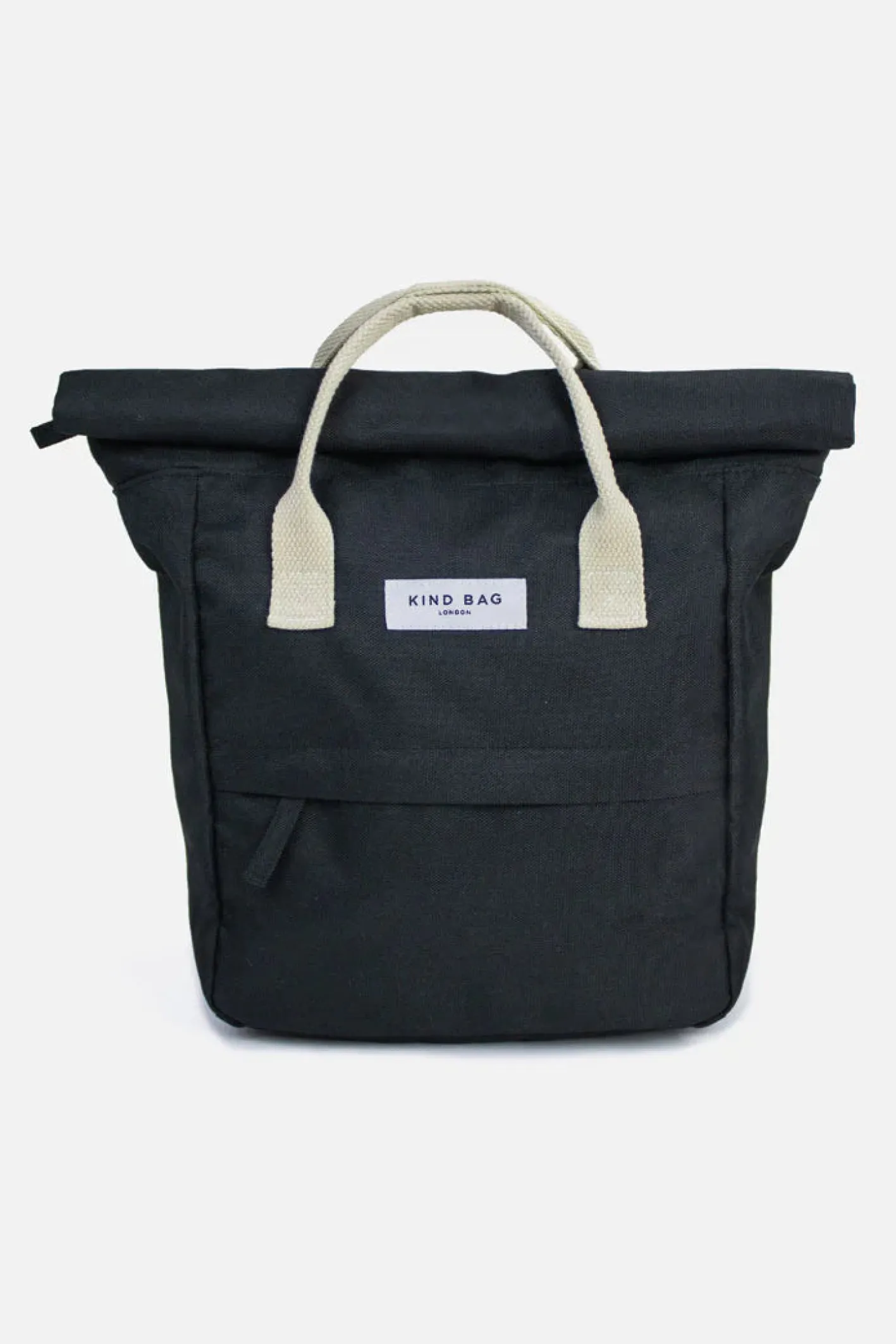 Kind Bag London Black Hackney Mini Backpack