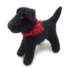 Amica Felt Black Labrador Pocket Pal