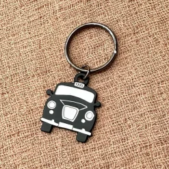 Victoria Eggs Black Taxi Keyring