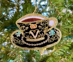 Tinker Tailor Black Teacup Decoration by London
