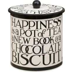 Emma Bridgewater Black Toast Biscuit Barrel