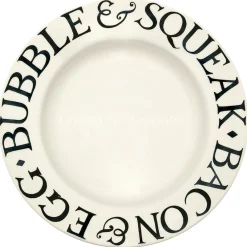 Emma Bridgewater Black Toast Bubble & Squeak 10 1/2 Plate