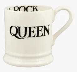 Emma Bridgewater Black Toast King & Queen Set of 2 1/2 Pint Mugs