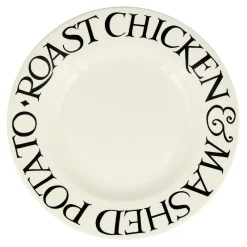 Emma Bridgewater Black Toast Roast Chicken 10 1/2 Plate