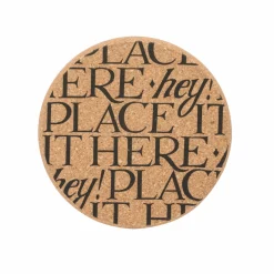 Emma Bridgewater Black Toast Set of 4 Cork Coasters