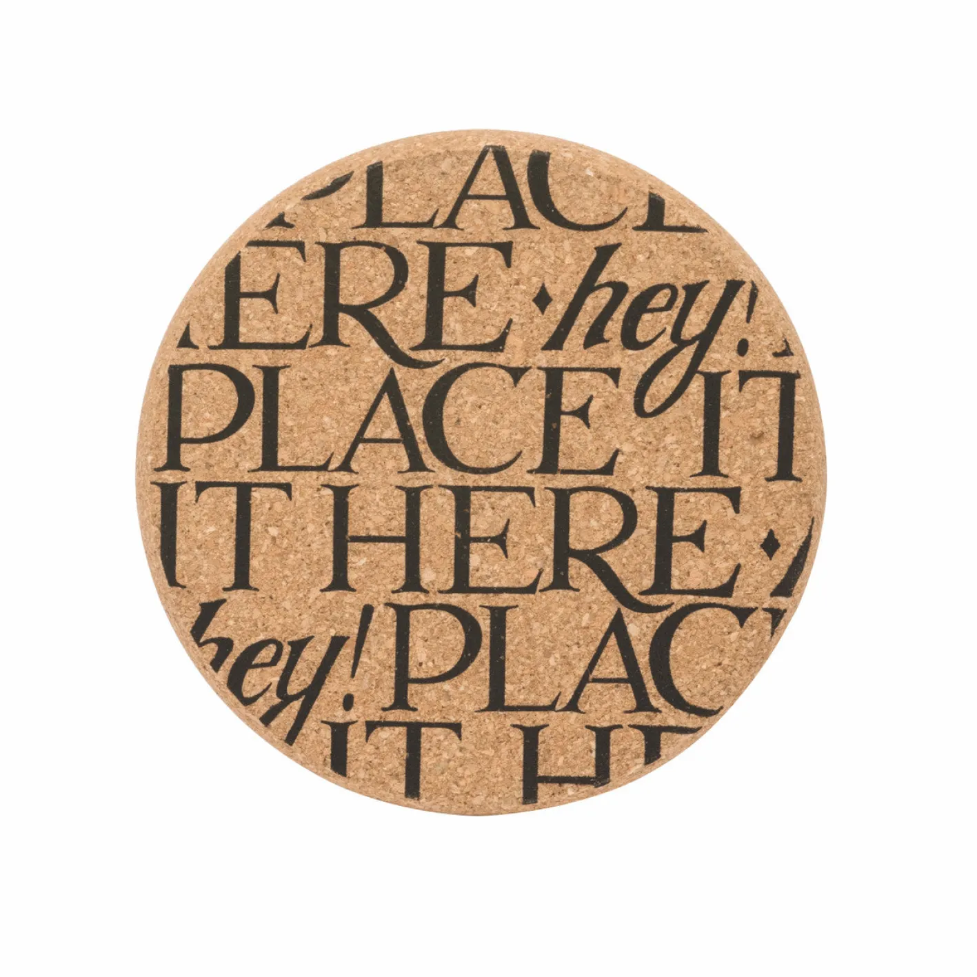 Emma Bridgewater Black Toast Set of 4 Cork Coasters