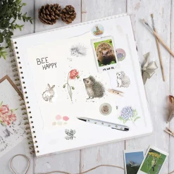 Wrendale Designs 'Blooming with Love' Spaniel Scrapbook Album