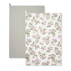 Sophie Allport Blossom and Stamford Stripe Set of 2 Tea Towels by