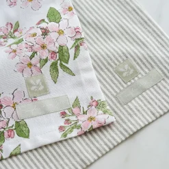Sophie Allport Blossom and Stamford Stripe Set of 2 Tea Towels by