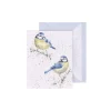 Wrendale Designs 'Blossom' Blue Tit Enclosure Card