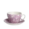 Burleigh Blossom Calico Breakfast Cup and Saucer