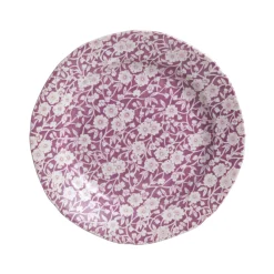 Burleigh Blossom Calico Plate 8 1/2 in