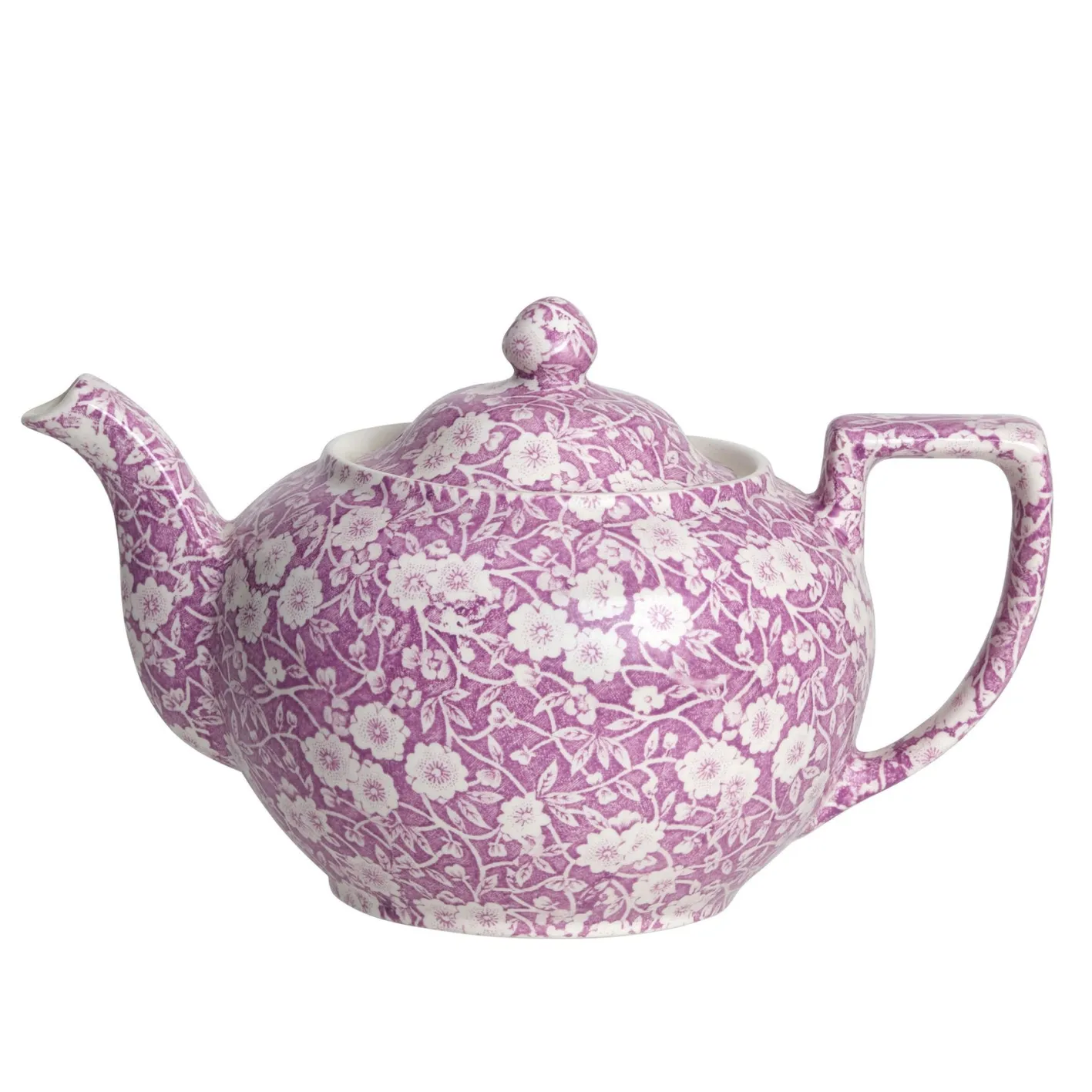 Burleigh Blossom Calico Teapot Large