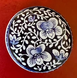 Elite Tins Blue & White Mini Round Tin