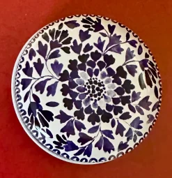 Elite Tins Blue & White Mini Round Tin