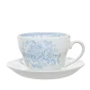 Burleigh Blue Asiatic Pheasants Breakfast Cup and Saucer