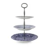 Burleigh Blue Asiatic Pheasants / Calico / Felicity 3 Tier Cake Stand