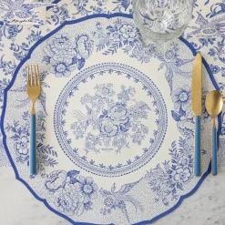 Burleigh Blue Asiatic Pheasants 12 Paper Placemats