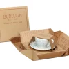 Burleigh Blue Asiatic Pheasant Teacup and Saucer 3 PC Boxed Set