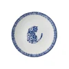 Burleigh Blue Calico Cat 7in Small Plate