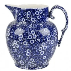 Burleigh Blue Calico Small Etruscan Jug