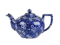 Burleigh Blue Calico Teapot  Small