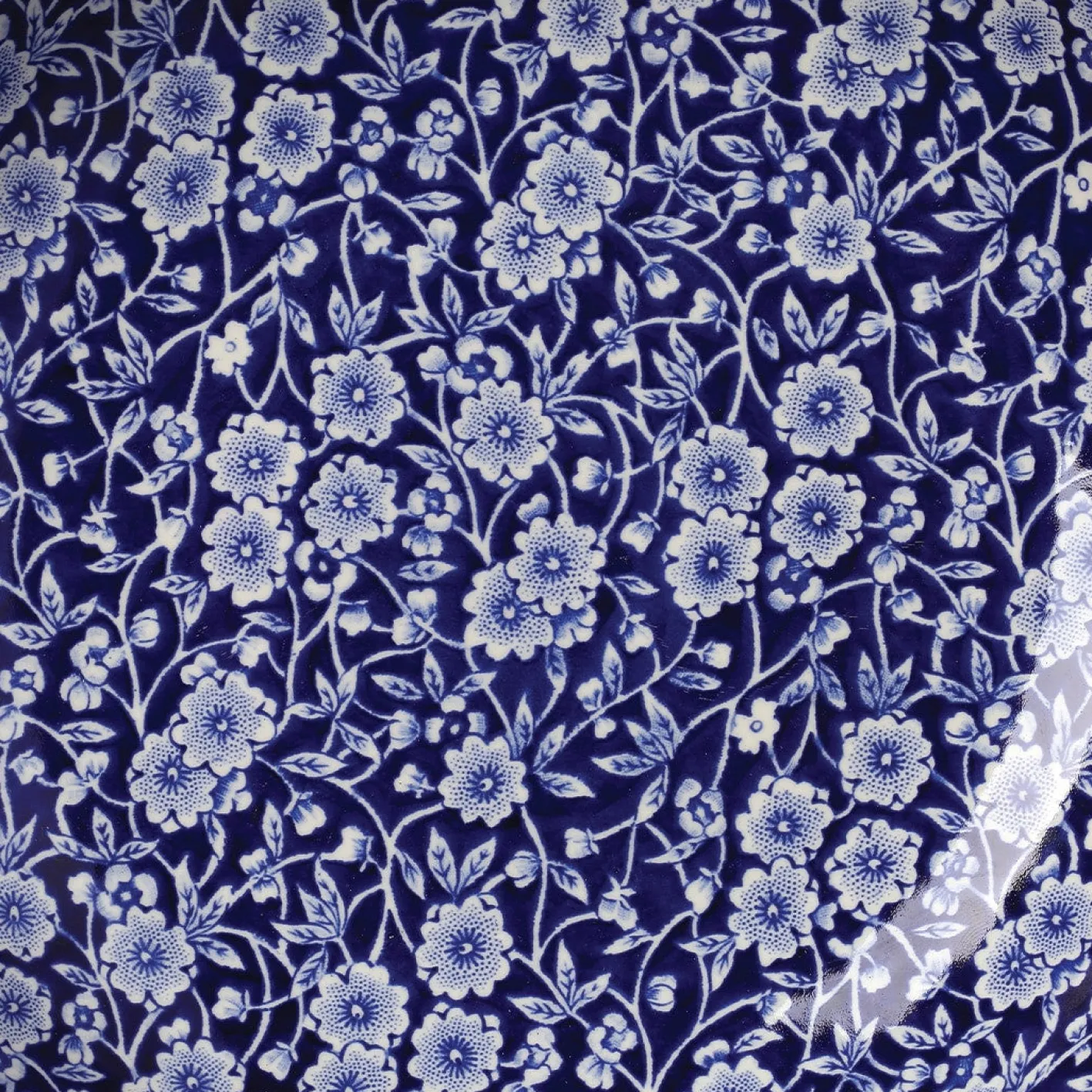 Burleigh Blue Calico 3 Tier Cake Stand