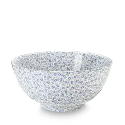 Burleigh Blue Felicity Medium Footed Bowl
