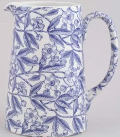 Burleigh Blue Prunus Small Tankard Jug