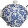 Burleigh Blue Regal Peacock Large Teapot