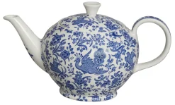 Burleigh Blue Regal Peacock Large Teapot