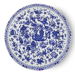 Burleigh Blue Regal Peacock Medium Plate 8 3/4 in
