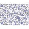 Burleigh Blue Regal Peacock Pad of 24 Paper Placemats