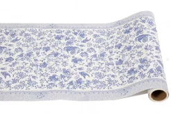 Burleigh Blue Regal Peacock Pad Paper Table Runner