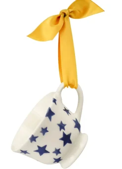 Emma Bridgewater Blue Star Tiny Teacup Boxed