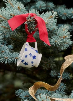 Emma Bridgewater Blue Star Tiny Teacup Boxed