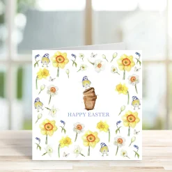 West Country Designs Blue Tits & Daffodil Easter Card
