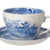 Burleigh Blue Willow Breakfast Cup and Saucer