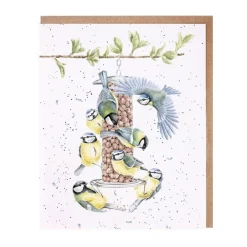 Wrendale Designs 'Bon Appetit' Bluetit Greetings Card