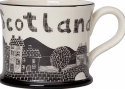 Moorland Pottery Bonnie Scotland Mug by