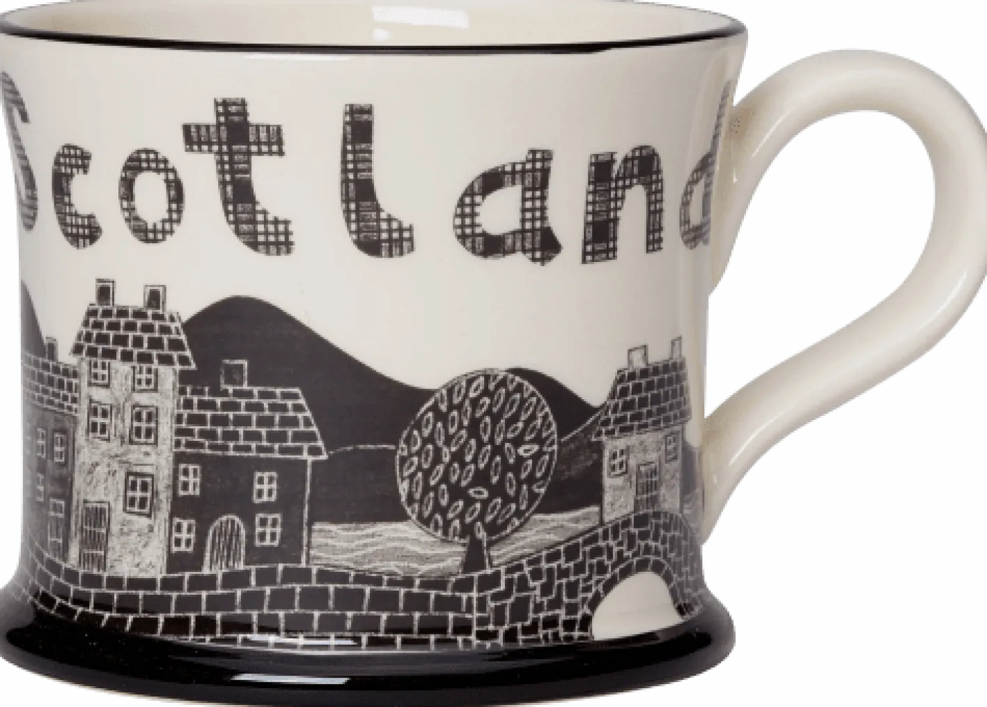 Moorland Pottery Bonnie Scotland Mug by